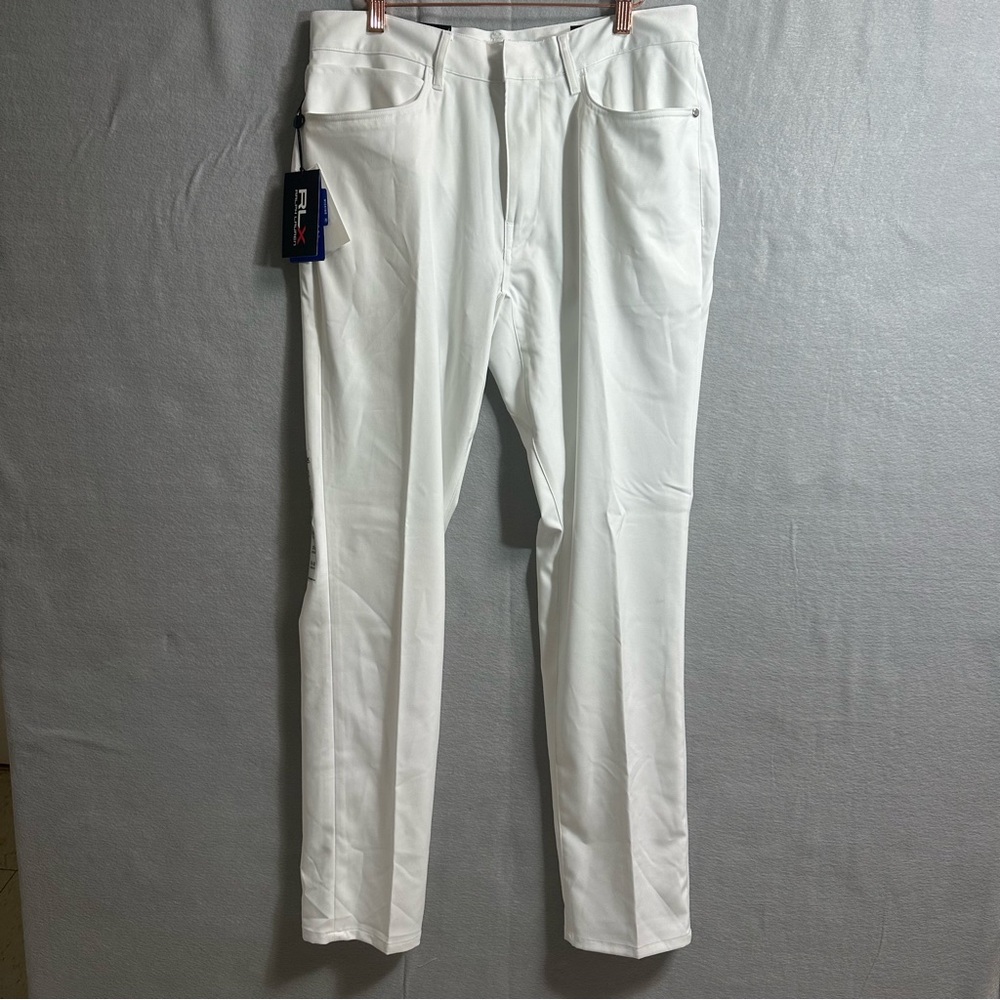 RLX Ralph Lauren White Golf Pants 32x32 | Active Fit Stretch | NWT